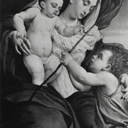 5. Jacopo Bassano, Madonna and Child with Infant John the Baptist. Oil on canvas.