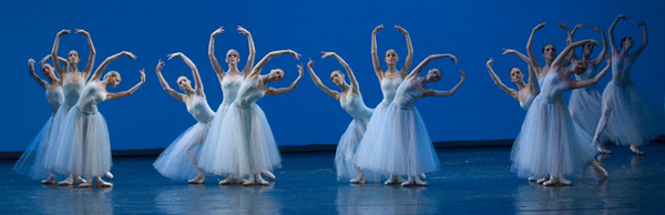The Kirov Ballet in Balanchine's "Serenade" The Kirov Ballet in Balanchine's "Serenade"