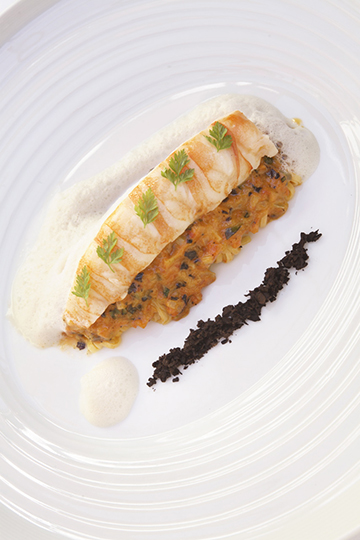 Lobster Bolognese: Fresh Capellini, Black Truffles, Basil Lobster Bolognese: Fresh Capellini, Black Truffles, Basil